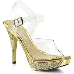 4" Heel ELEGANT-408 Gold Chrome