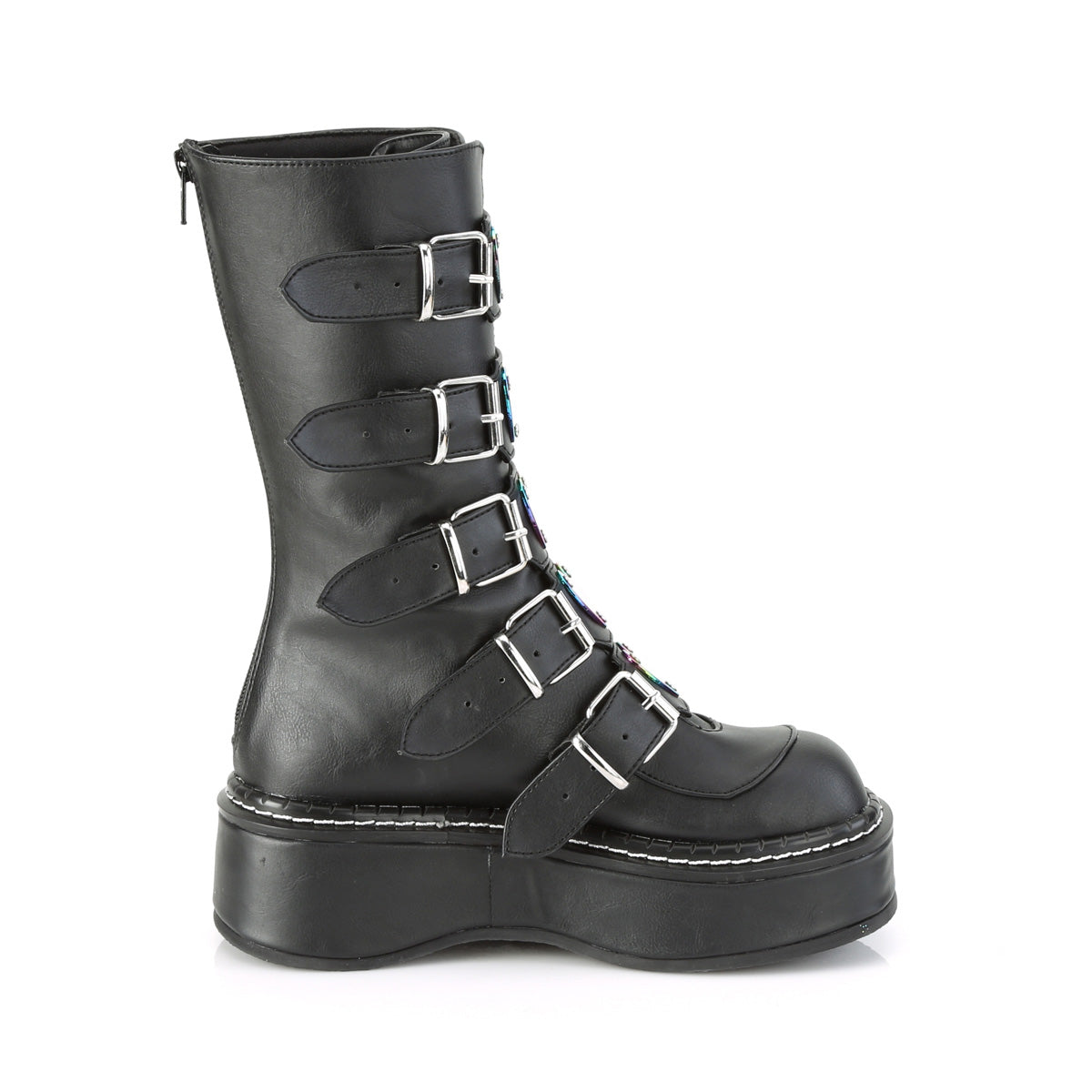 2 Inch Platform 2 Inch Platform EMILY-330 Black Pu – Shoecup.com