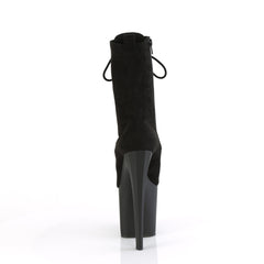 8 Inch Heel ENCHANT-1040 Black Suede