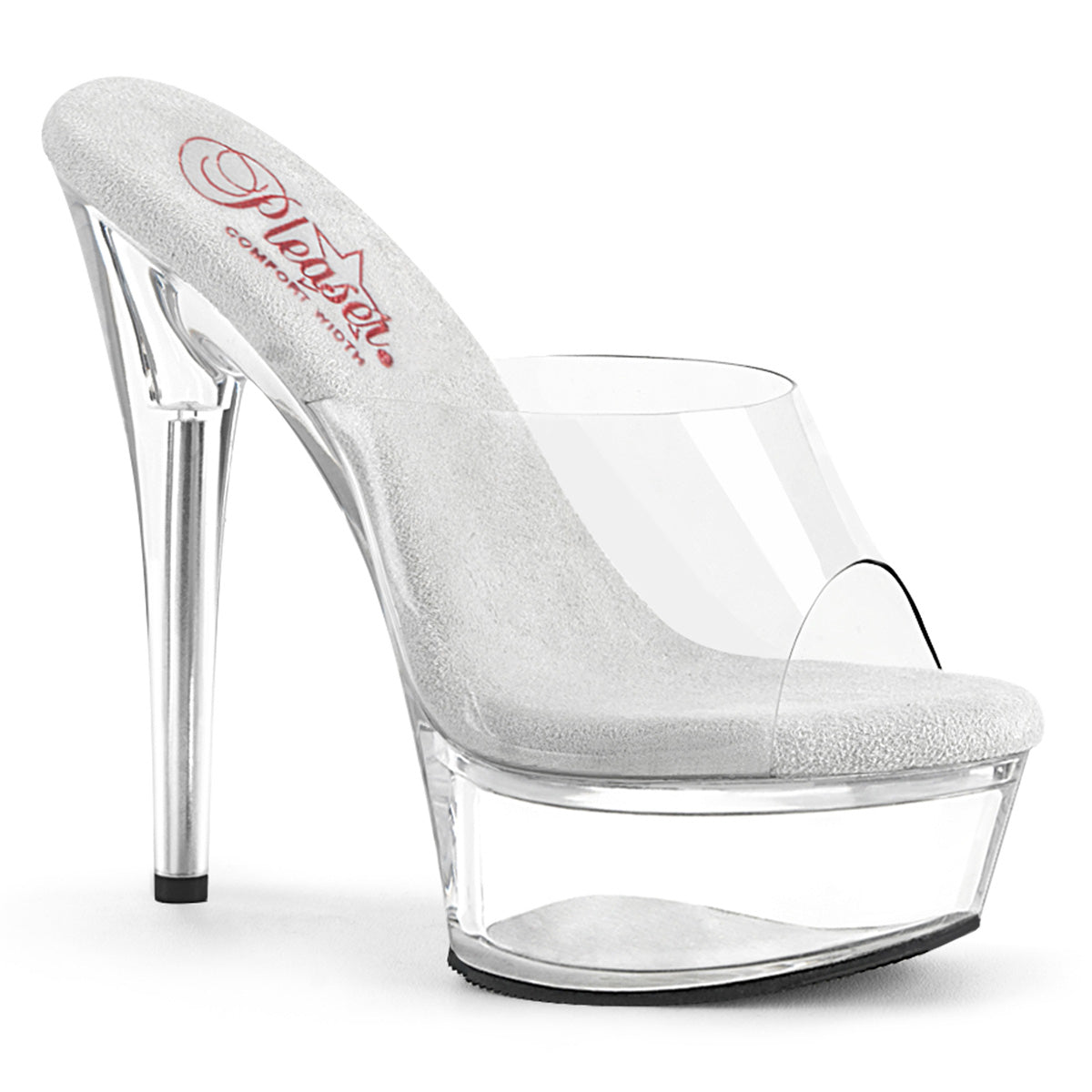 6 Inch Heel EXCITE-601 Clear