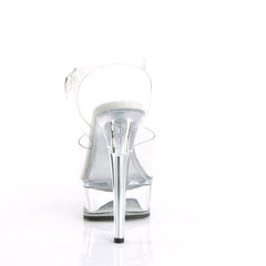 6 Inch Heel EXCITE-608 Clear