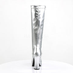 4 Inch Heel EXOTICA-2000 SilverStretch Patent