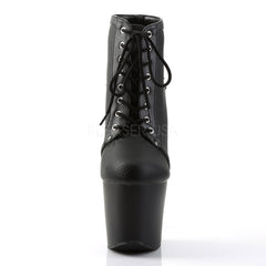 PLEASER FEARLESS-700-28 Black Matte Ankle Boots