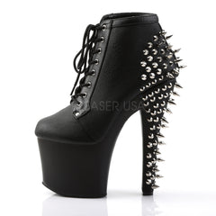 PLEASER FEARLESS-700-28 Black Matte Ankle Boots