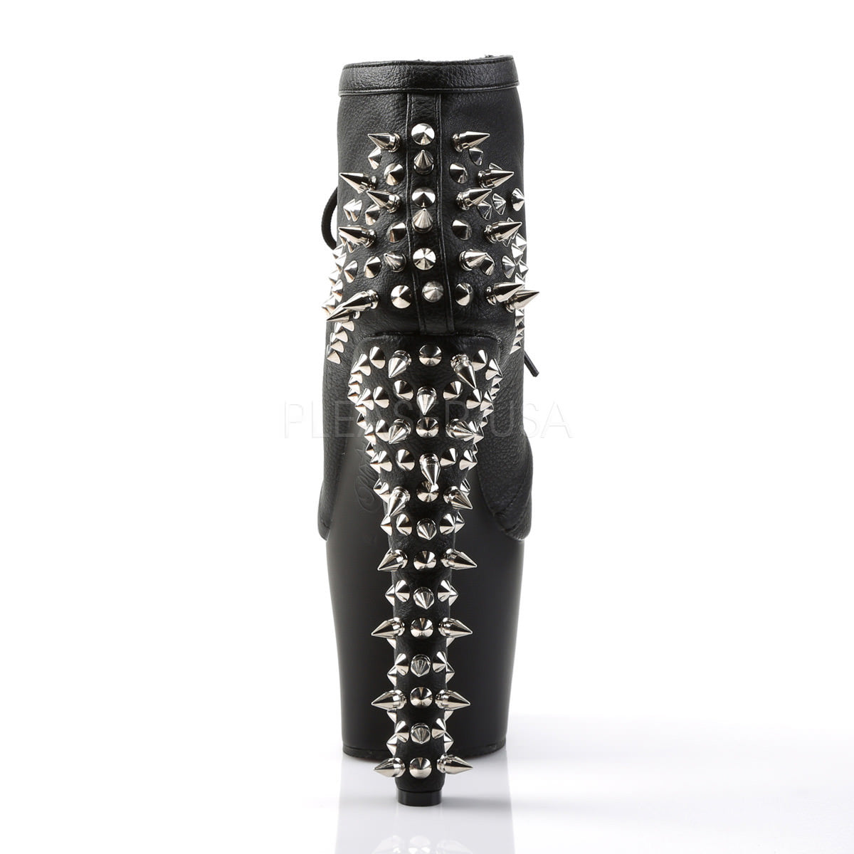 PLEASER FEARLESS-700-28 Black Matte Ankle Boots