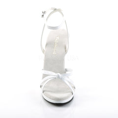 FABULICIOUS FLAIR-436 Wht Pat-Wht Stiletto Sandals