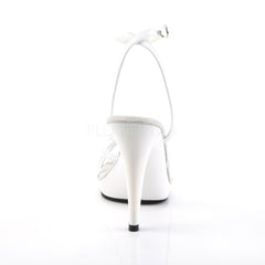 FABULICIOUS FLAIR-436 Wht Pat-Wht Stiletto Sandals