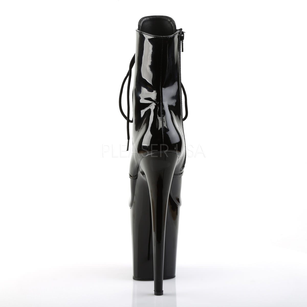 Pleaser FLAMINGO-1020 Black Ankle Boots - Shoecup.com - 4