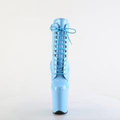 8 Inch Heel FLAMINGO-1020 Baby Blue Patent