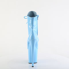 8 Inch Heel FLAMINGO-1020 Baby Blue Patent