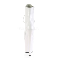 8 Inch Heel FLAMINGO-1020 White Pat
