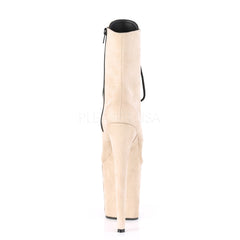 8 Inch Heel FLAMINGO-1020FS Beige Suede