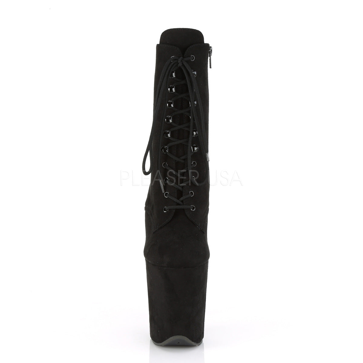 8 Inch Heel FLAMINGO-1020FS Black Suede
