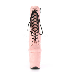 8 Inch Heel FLAMINGO-1020FS Baby Pink Suede