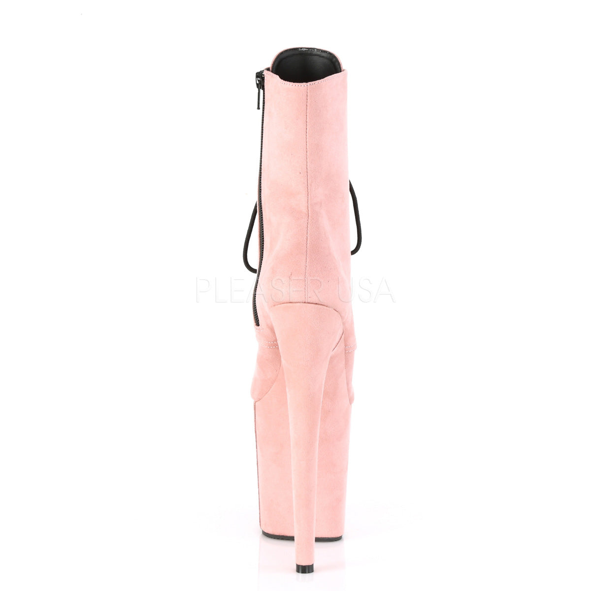 8 Inch Heel FLAMINGO-1020FS Baby Pink Suede