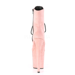 8 Inch Heel FLAMINGO-1020FS Baby Pink Suede