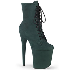 8" Heel FLAMINGO-1020FS Green Suede