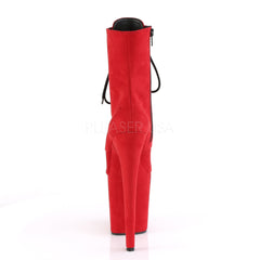 8 Inch Heel FLAMINGO-1020FS Red Suede