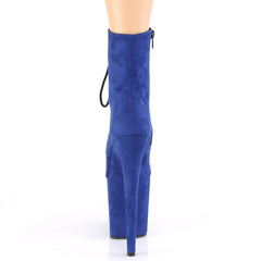 8 Inch Heel FLAMINGO-1020FS Royal Blue Suede