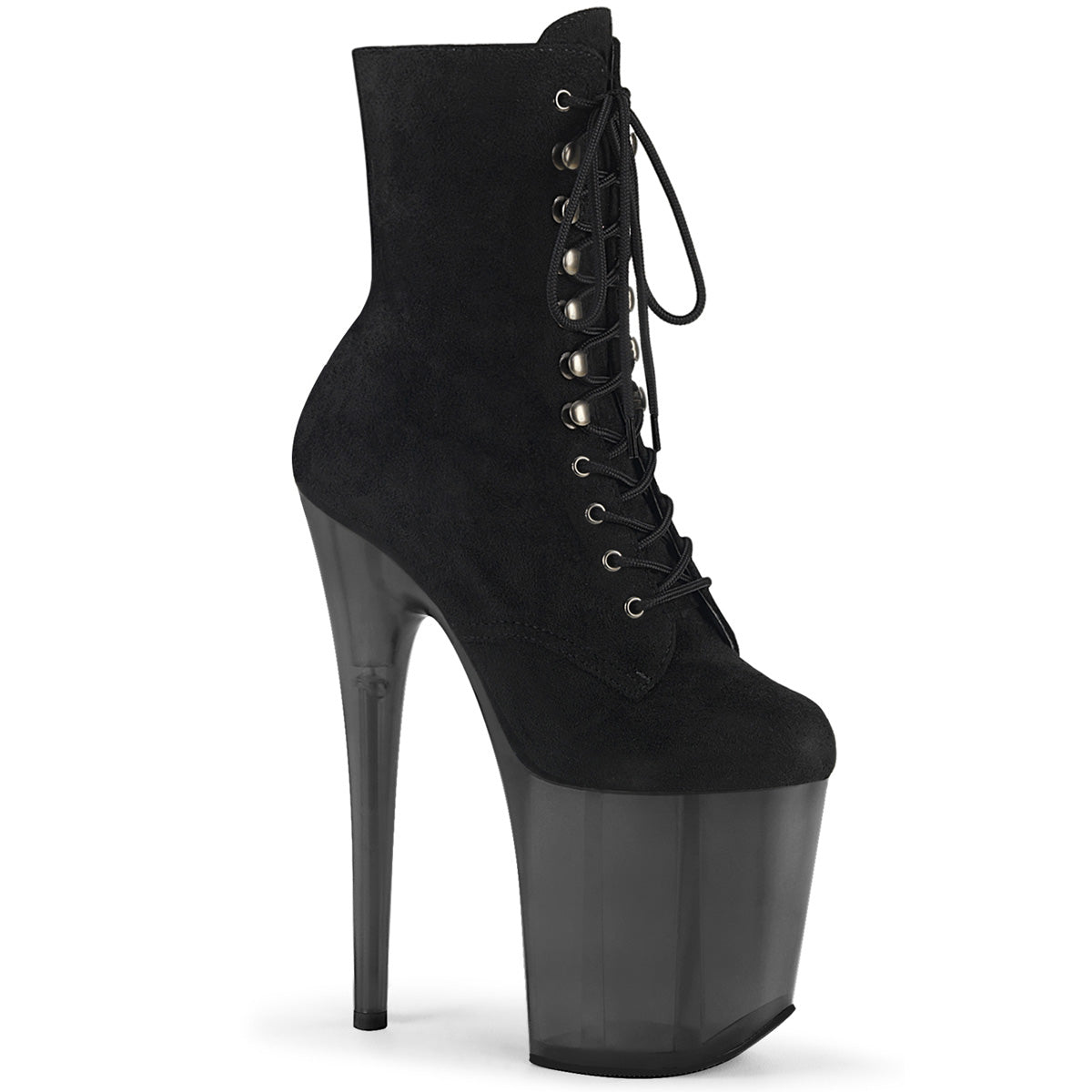 8" Heel FLAMINGO-1020FST Black Suede