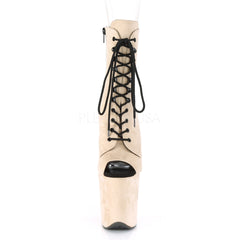 8 Inch Heel FLAMINGO-1021FS Beige Suede