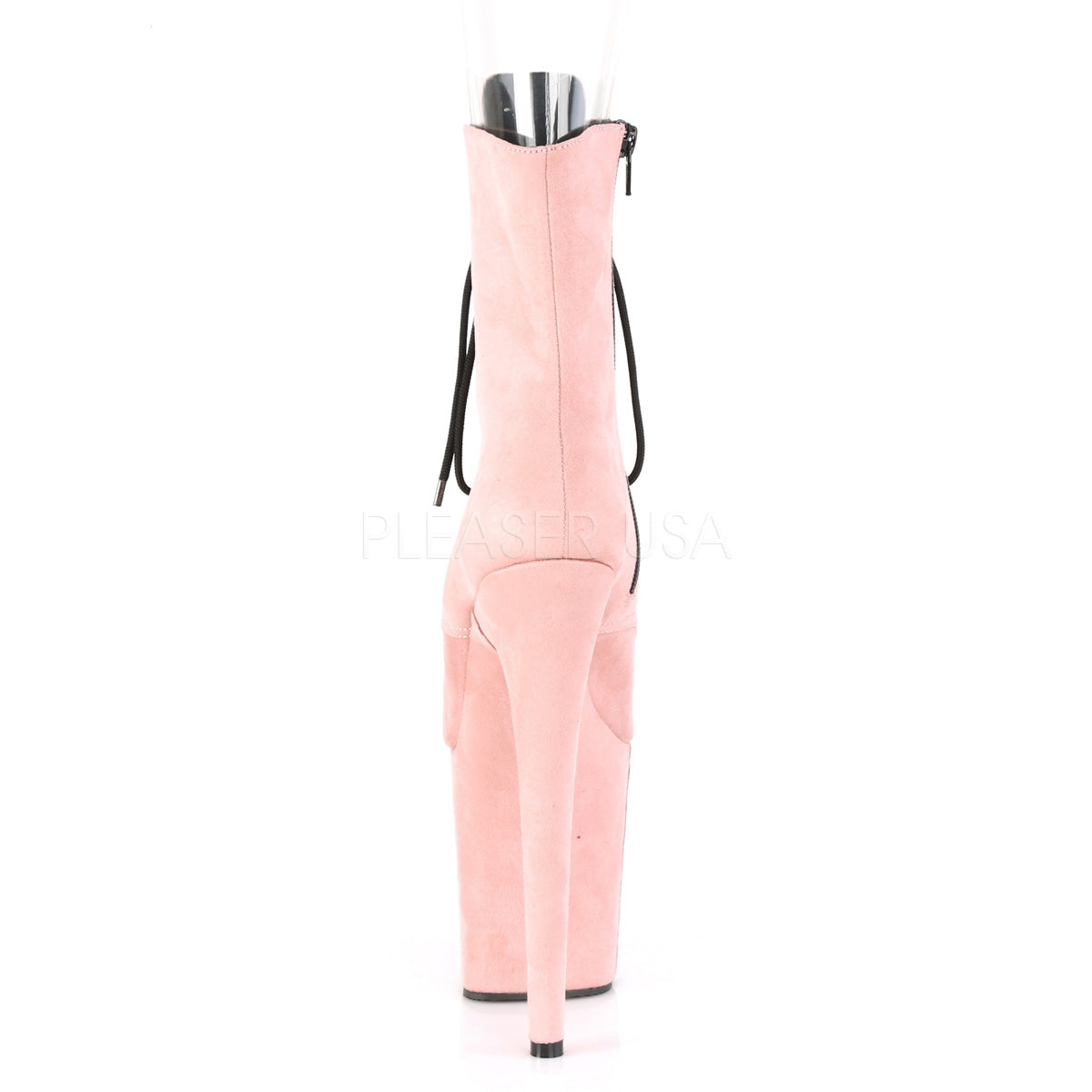 8 Inch Heel FLAMINGO-1021FS Baby Pink Suede