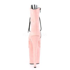 8 Inch Heel FLAMINGO-1021FS Baby Pink Suede