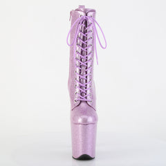 8 Inch Heel FLAMINGO-1040GP Lilac Glitter