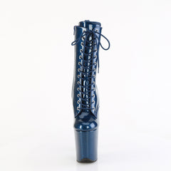 8 Inch Heel FLAMINGO-1040GP Navy Blue Glitter