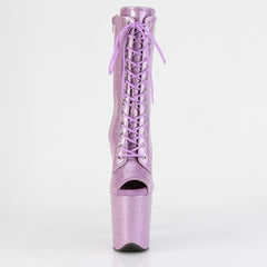 8 Inch Heel FLAMINGO-1041GP Lilac Glitter