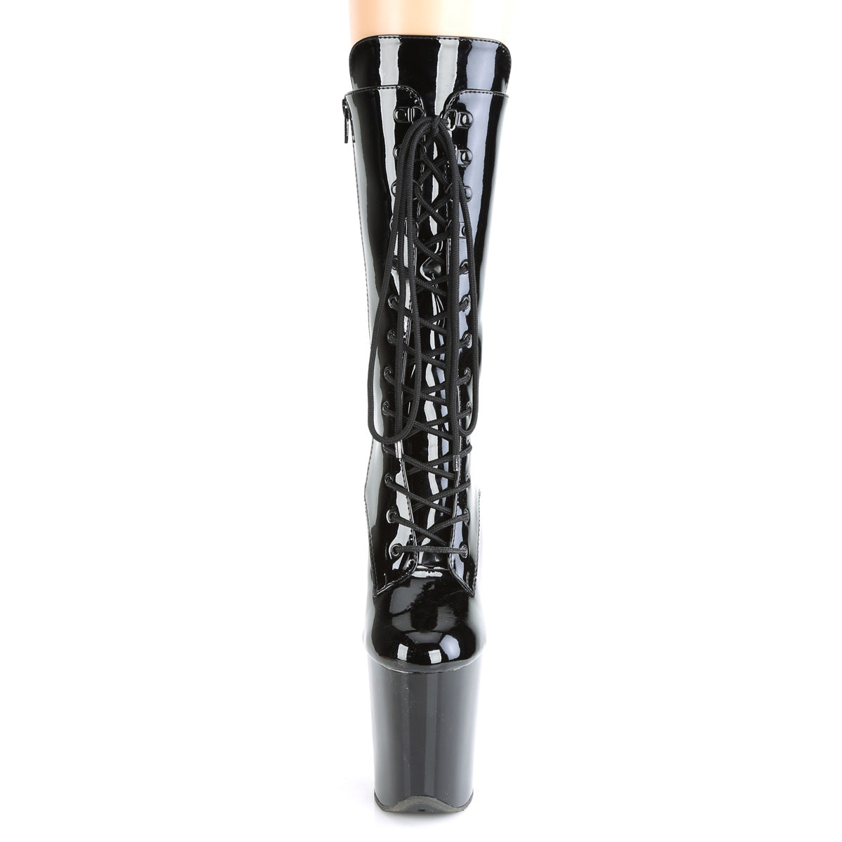 8 Inch Heel FLAMINGO-1050 Black Pat