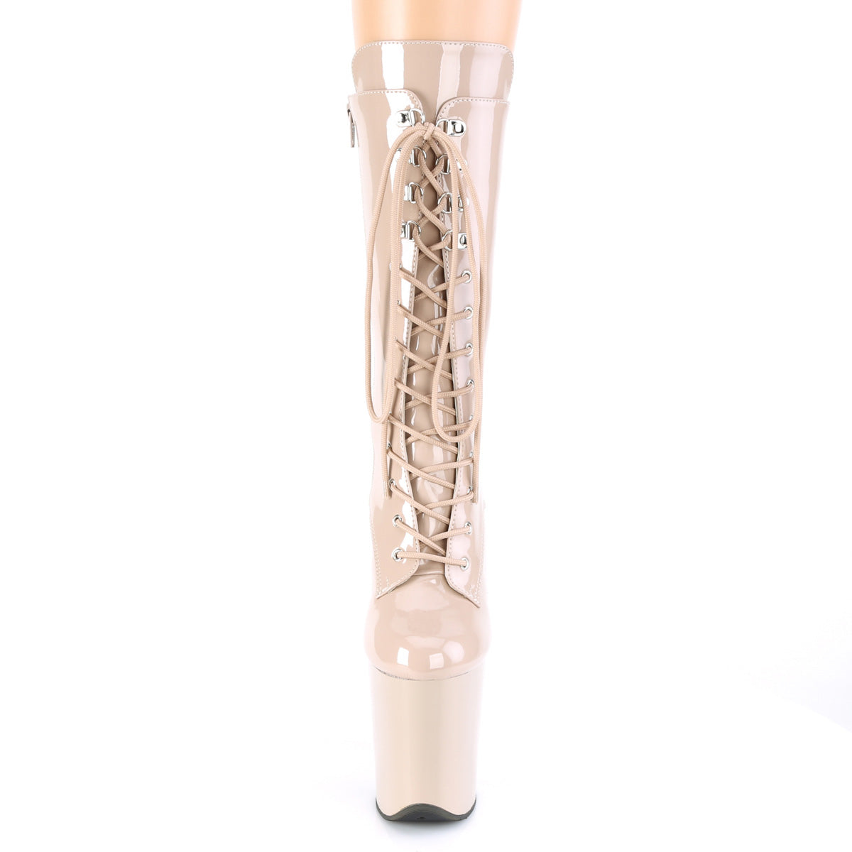 8 Inch Heel FLAMINGO-1050 Nude Pat