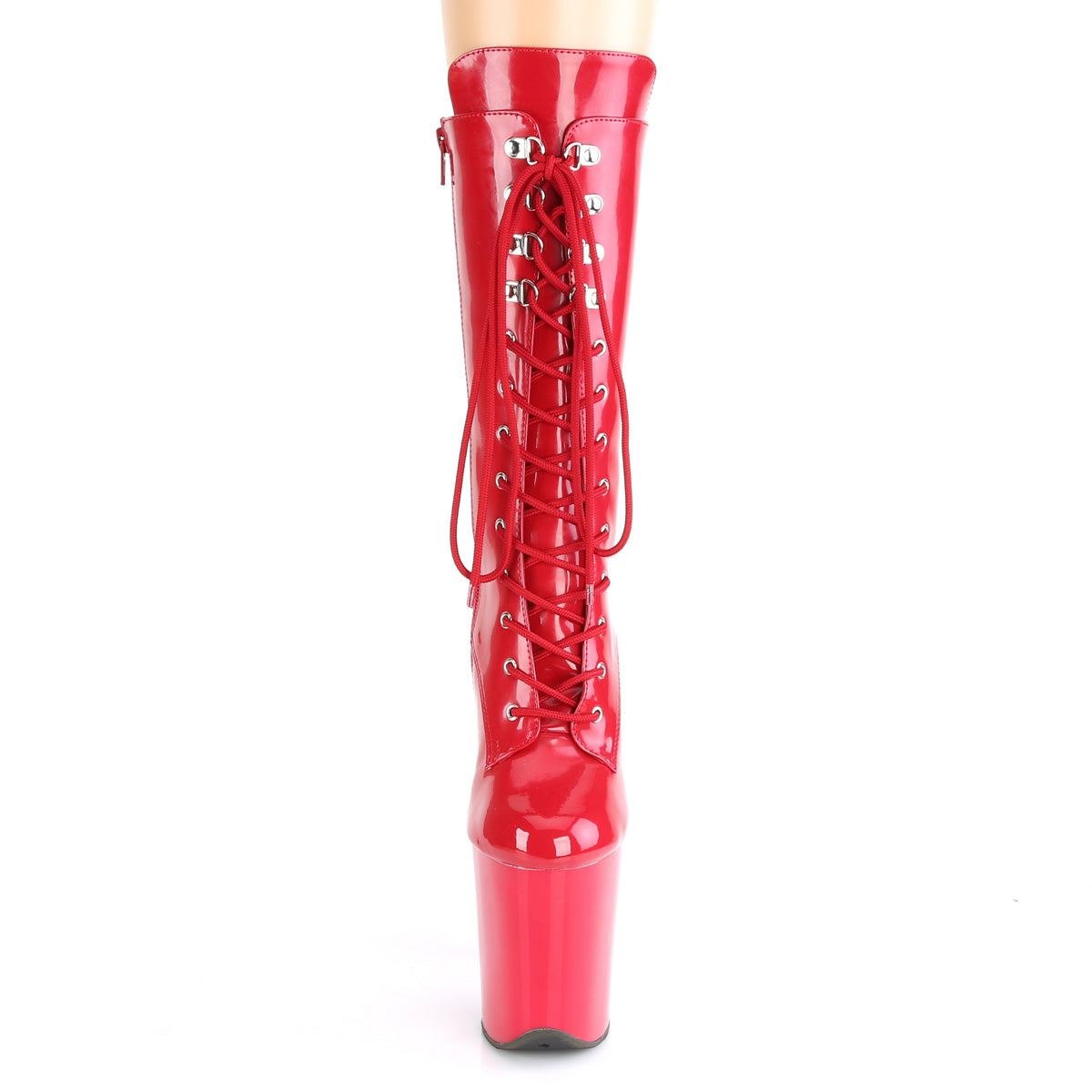 8 Inch Heel FLAMINGO-1050 Red Pat