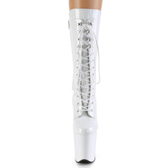 8 Inch Heel FLAMINGO-1050 White Pat