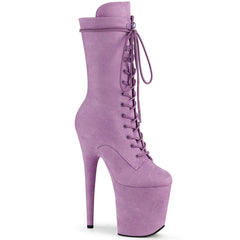 8 Inch Heel FLAMINGO-1050FS Lilac Suede