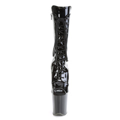 8 Inch Heel FLAMINGO-1051 Black Pat