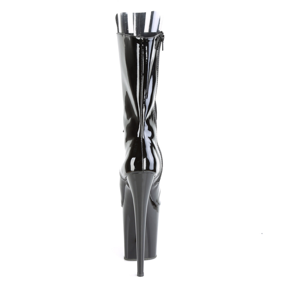 8 Inch Heel FLAMINGO-1051 Black Pat