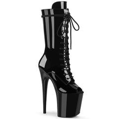 8" Heel FLAMINGO-1051 Black Pat
