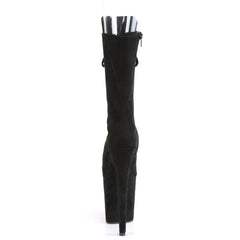 8 Inch Heel FLAMINGO-1051FS Black Suede