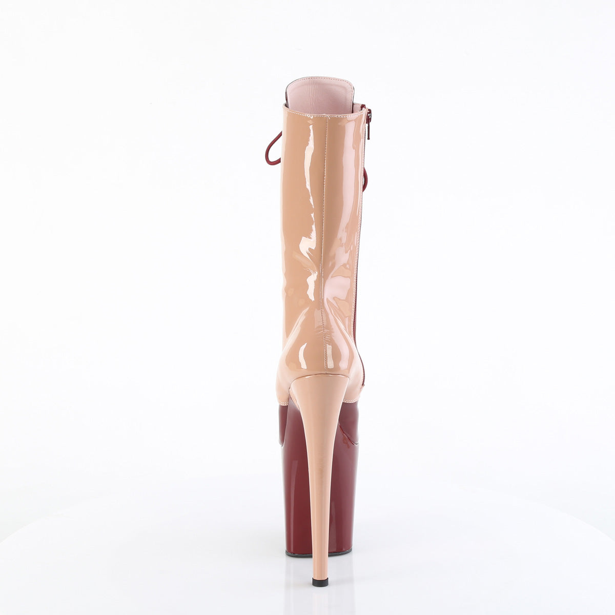 8 Inch Heel FLAMINGO-1054DC Blush Burgundy