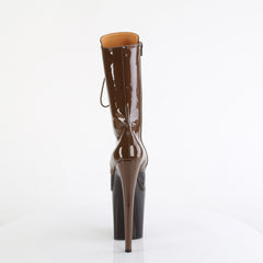 8 Inch Heel FLAMINGO-1054DC Mocha Coffee