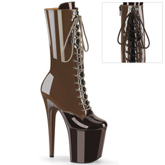 8 Inch Heel FLAMINGO-1054DC Mocha Coffee