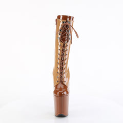 8 Inch Heel FLAMINGO-1054DC Toffee Caramel
