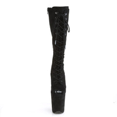 8 Inch Heel FLAMINGO-2051FS Black Suede