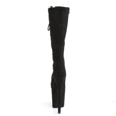 8 Inch Heel FLAMINGO-2051FS Black Suede