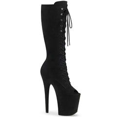 8" Heel FLAMINGO-2051FS Black Suede