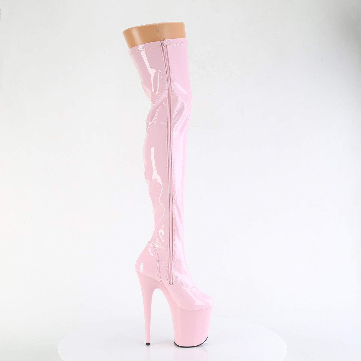 8 Inch Heel FLAMINGO-3000 Baby Pink Patent