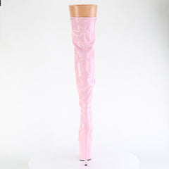 8 Inch Heel FLAMINGO-3000HWR Baby Pink Holo