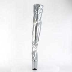 8 Inch Heel FLAMINGO-3000HWR Silver Holo