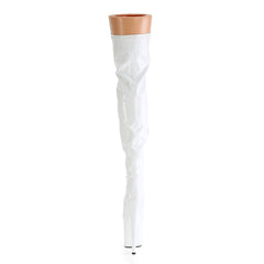 8 Inch Heel FLAMINGO-3000HWR White Holo